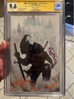 The Last Ronin Whatnot Virgin Triple Signed Transformers Skottie Young Variant Signed CGC Comic Books TMNT Spider-Man Batman He-Man Thundercats