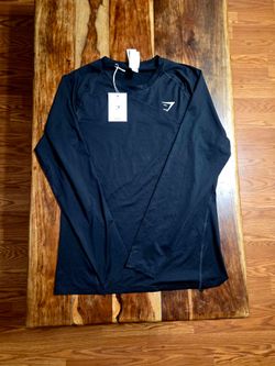 Gymshark Element Baselayer Long Sleeve T-Shirt - Black - Size XL
