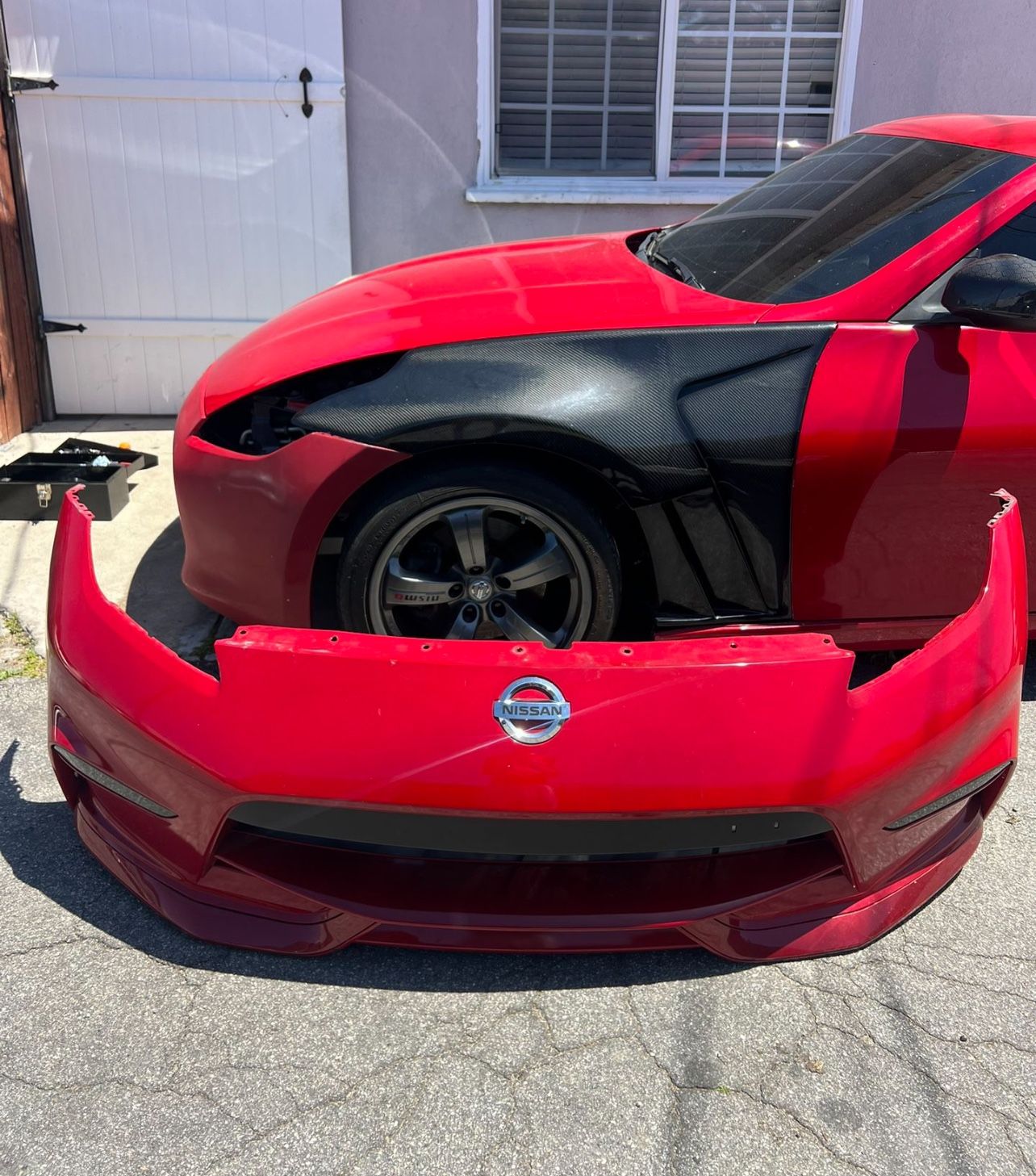 Nissan 370z Nismo OEM V2 Front Bumper Fascia 09+ Z34 Body Fender