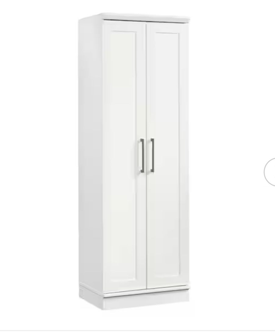 White Storage Cabinets x 2
