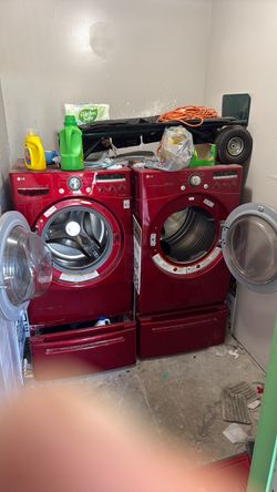 LG Front-Load Washer and Dryer Set