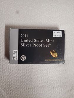 2011 Silver Proof Set 14 Coins 1.338 oz Silver