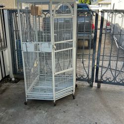 Bird Cage  W30” X H 5’  Clean Ready For Birds