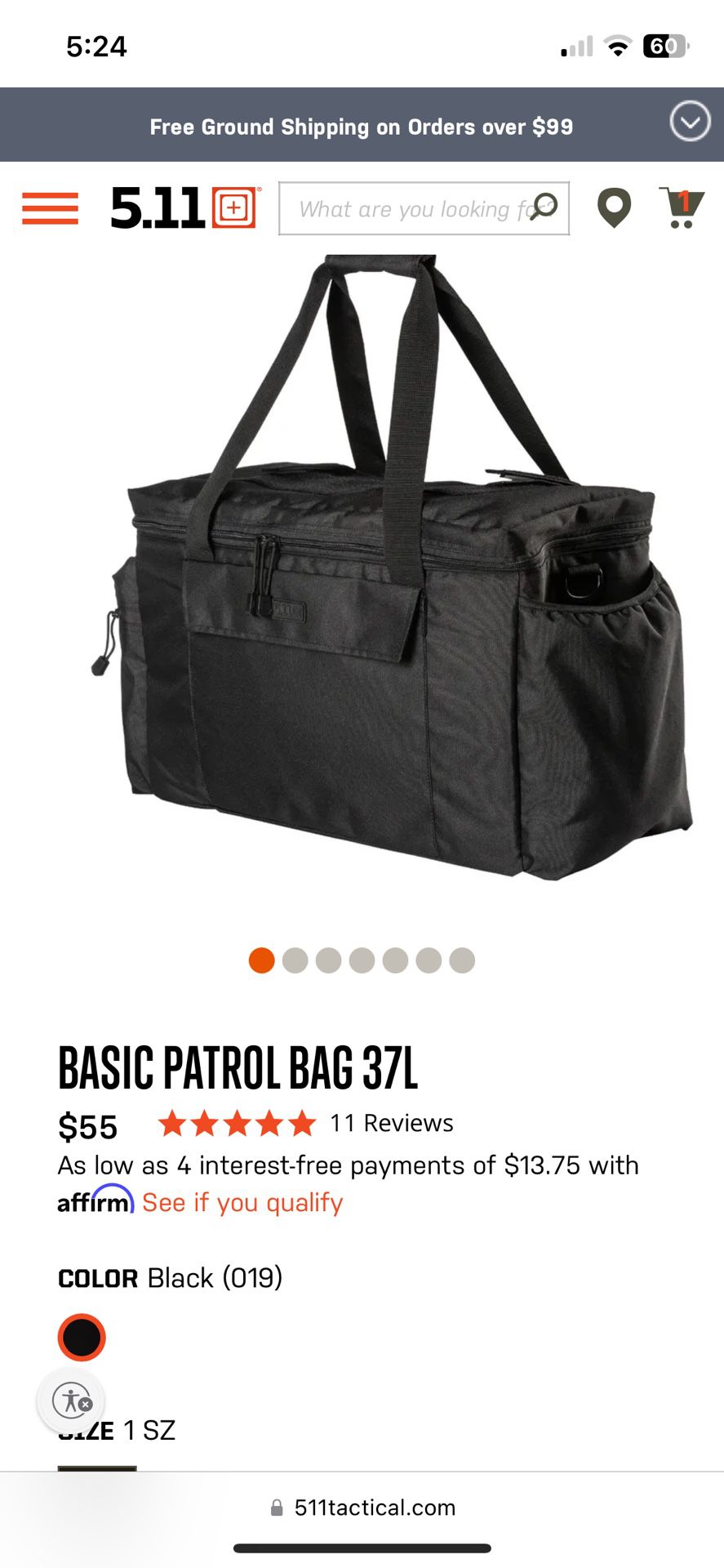 5.11 Basic Patrol Bag 