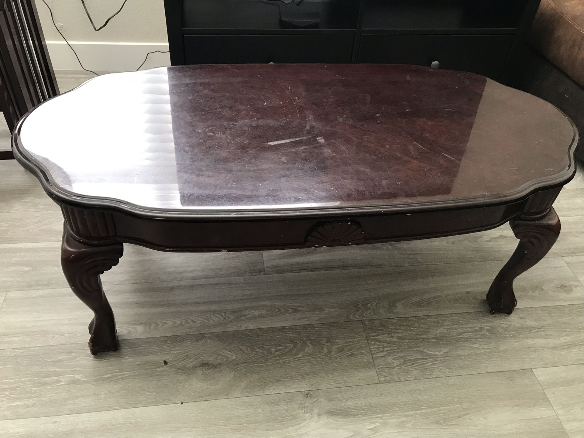 Espresso coffee table . I don’t ship. Must Pick Up  OBO