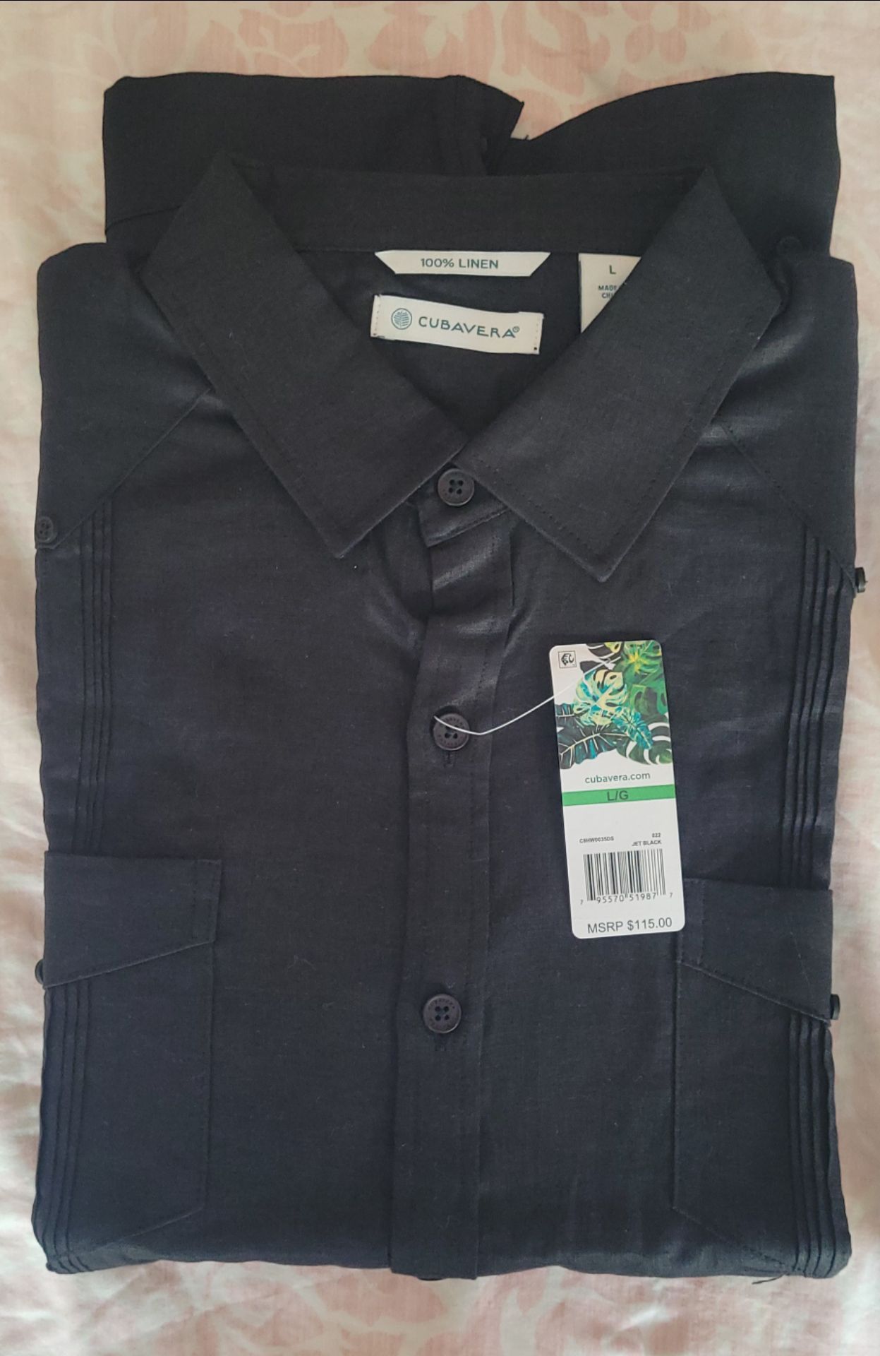 Brand new Guayabera shirt and pants