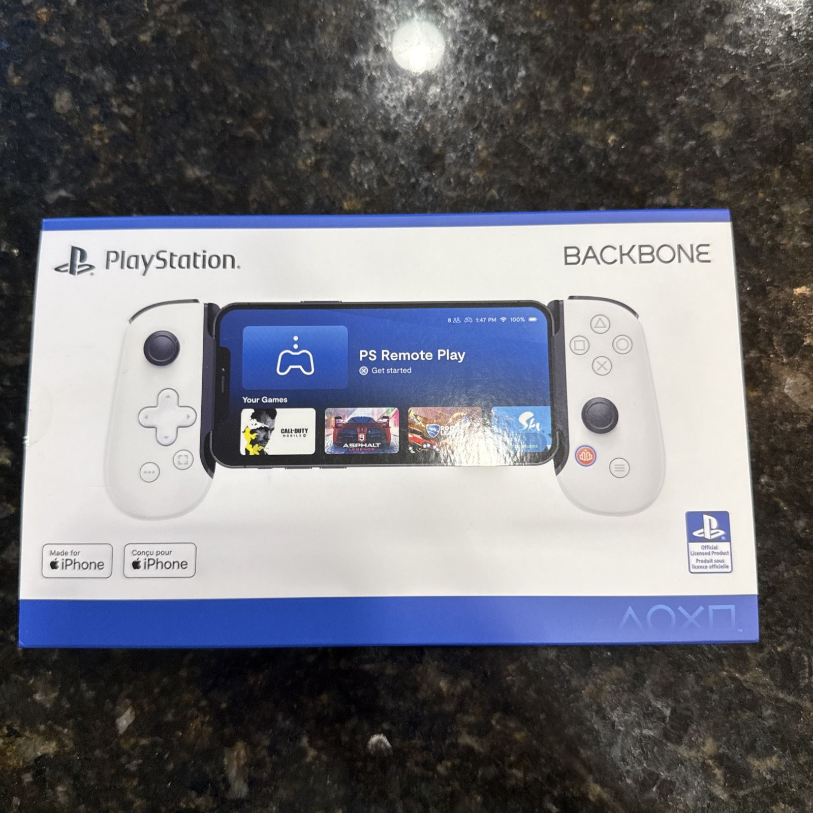 BACKBONE One Mobile Gaming Controller For iPhone (Lightning)-PlayStation Edition