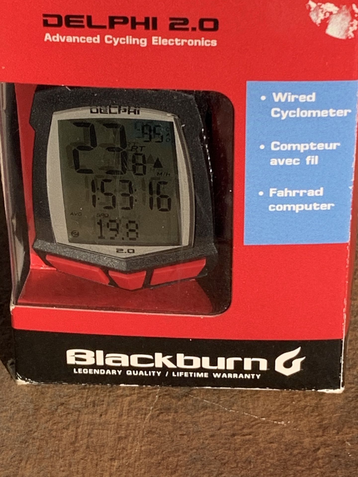 Blackburn Delphi 2.0 Wired Cyclometer