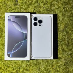 iPhone 16 Pro Max | 256GB | White Titanium | Factory Unlocked