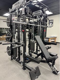 NEW COMMERCIAL SQUAT RACK SMITH MACHINE POWER CAGE - FREE DELIVERY