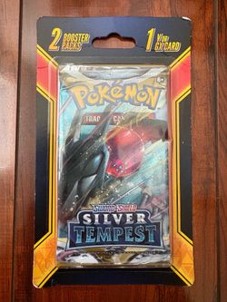 Pokemon SWSH 2 Pack Blister + 1 V or GX Card! Silver Tempest/Fusion Strike! ⭐️