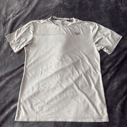 Biege Reebok Athletic Short Sleeve Tee Shirt