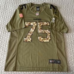 Las Vegas Raiders #75 Howie Long Nike NFL Salute To Service Edition Jersey 