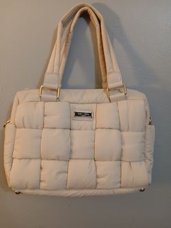 Saint+Sophia Cream Woven Bag 