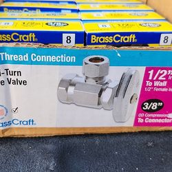 BrassCraft Multi-Turn Angle Valve (Model OR17X C) New in Box