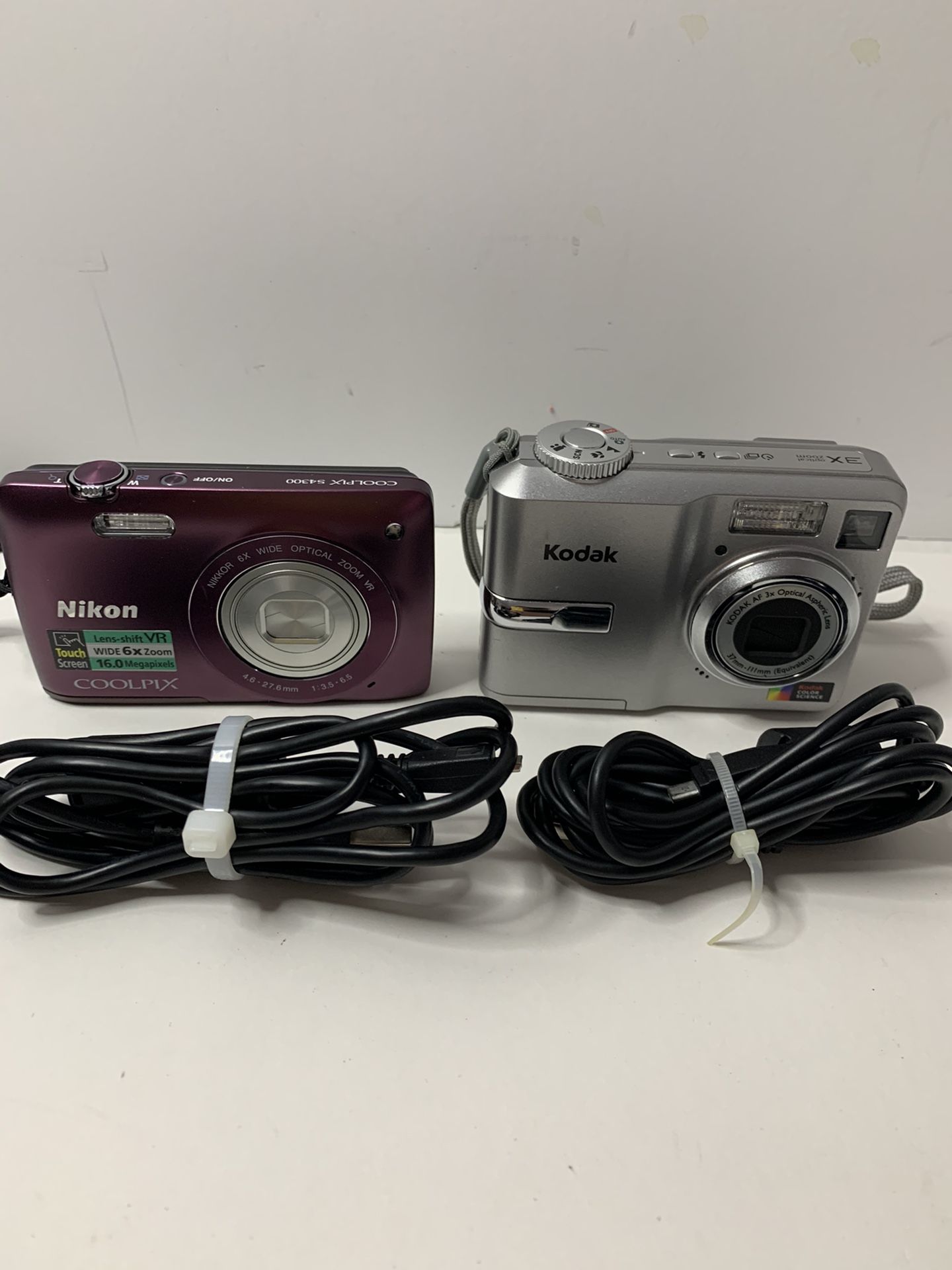 Two digital cameras