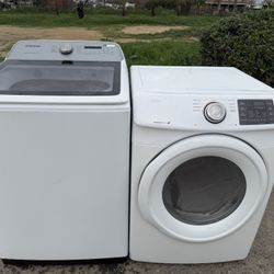 Samsung Washer And Electric Dryer