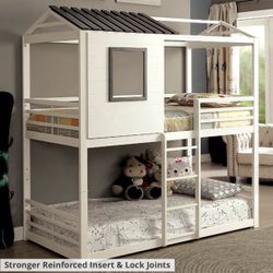 TWIN/TWIN BUNK BED Mattress Sold Separately 