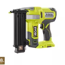RYOBI ONE+ 18V 18-Gauge Cordless AirStrike Brad Nailer (Tool Only) @Ry-251