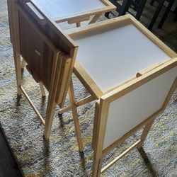 Folding TV Trays / Snack Tables – Set of 4