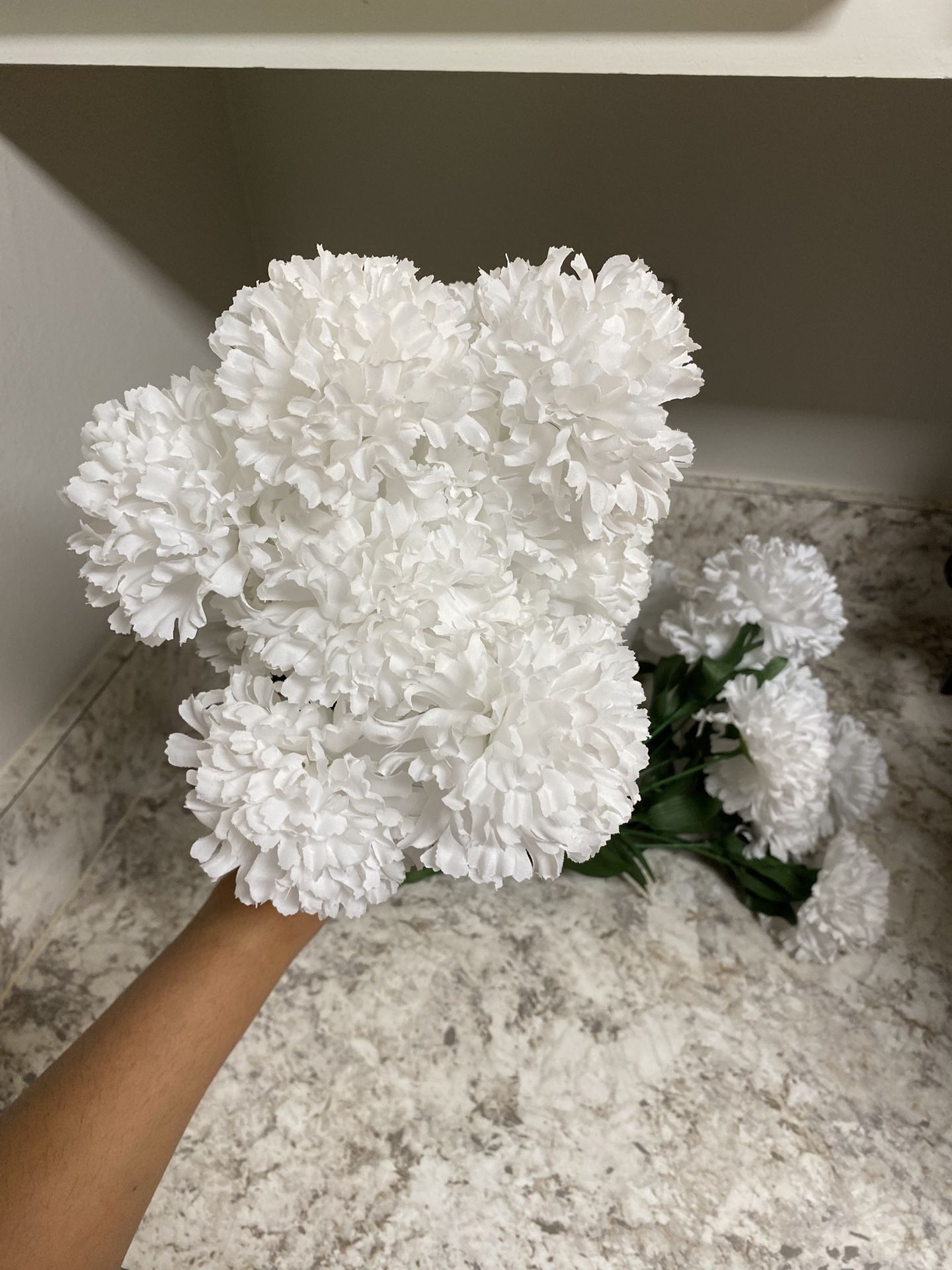  White Carnation Bundles