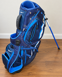 Nike Golf Stand Bag – Blue – Dual Strap, Cooler Pocket