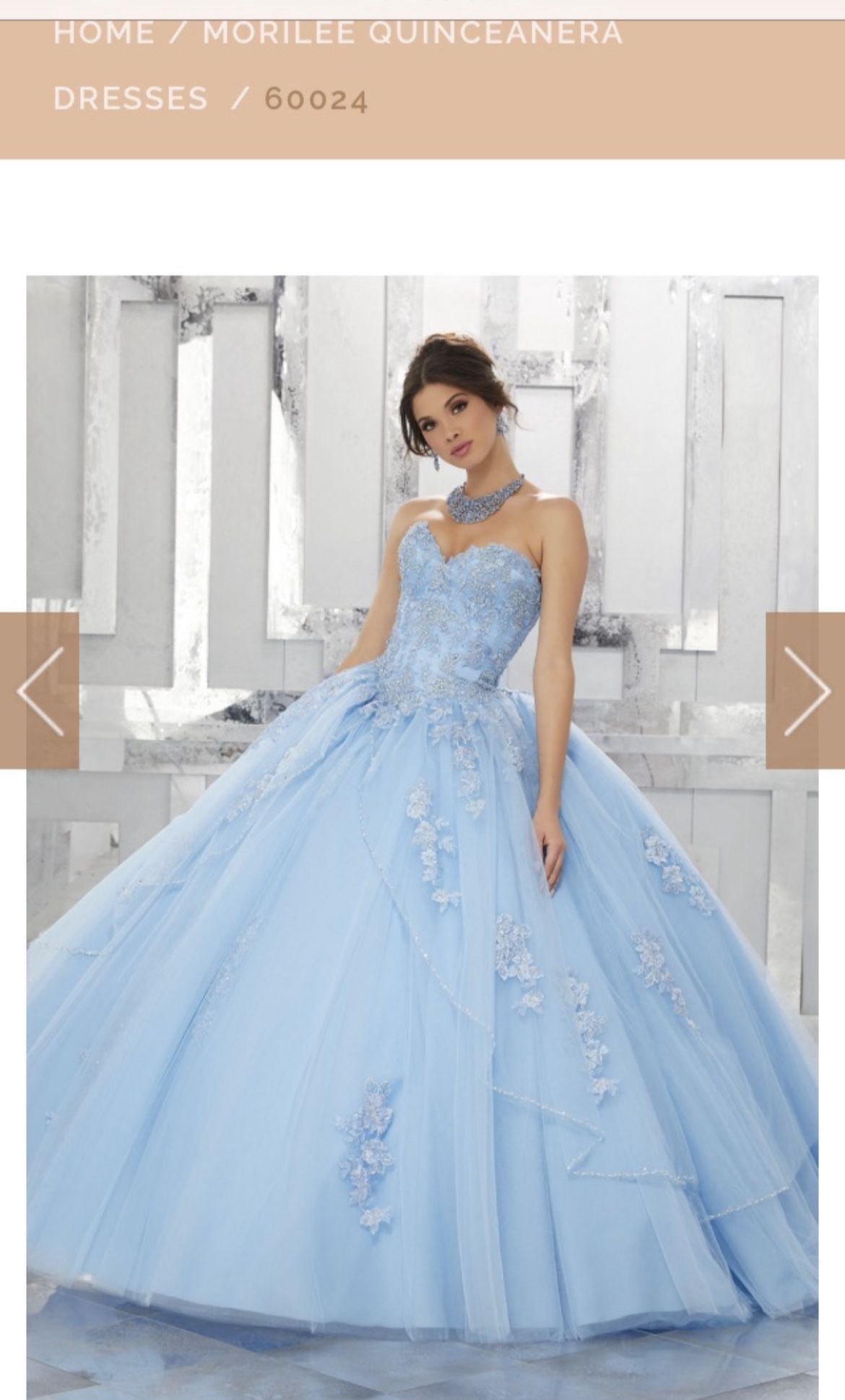 morilee quinceaƱera dress baby blue