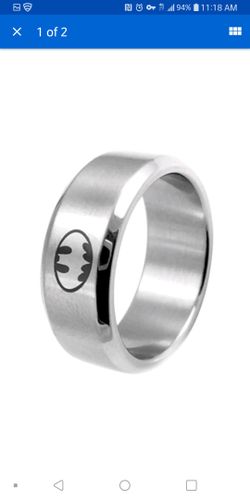 Batman steel ring