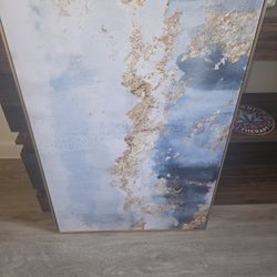 Mosaic Wall Painting, Good Wood Frame