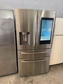 36” SAMSUNG TOUCH SCREEN REFRIGERADOR REFRIGERATOR FRIDGE WORKING PROPERLY DELIVERY SERVICES