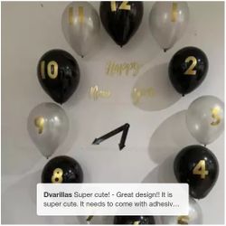 2 Packs of New Year Countdown Clock Party Kits- Spritz