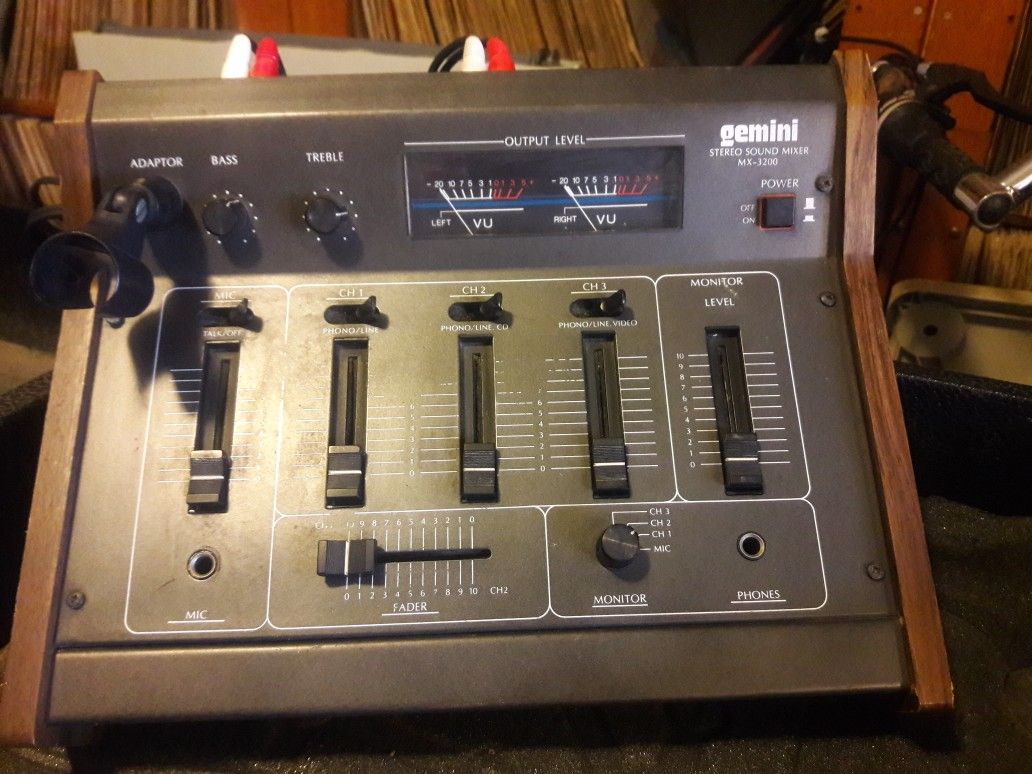 Vintage Gemini Stereo Sound Mixer MX-3200
