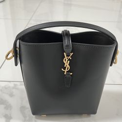 YSL Mini bucket bag.