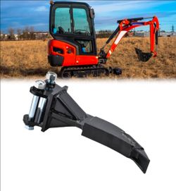 Mini Excavator Ripper Attachments with 2 Pins Hole Digger Accessories Digging Auxiliaryparts for 1Ton Small Excavator Parts Ripper Single Hook Backhoe