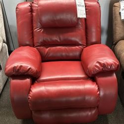 Vacherie Salsa Red Rocker Recliner /P