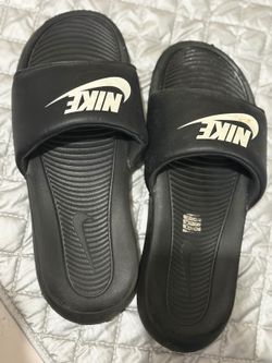 Nike Black Logo Slide Sandals US 10