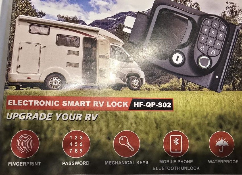 Electronic SMART RV Lock HF-QP-S02