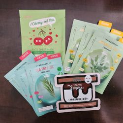 8 Face Masks - Sheet Masks 