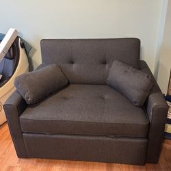Serta Loveseat with Pull Out Sleeper Full