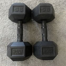 35 Lb Dumbbells 