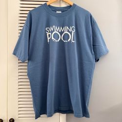 Vintage Distressed SWIMMING POOL Movie Promo T-shirt Sz XL