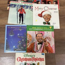 Hit Christmas vinyl record collection 7 Albums!