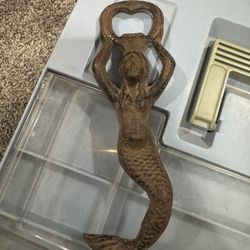 Antique Cast Iron Bottle Opener 