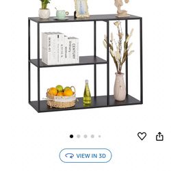 Narrow Black Entryway Table