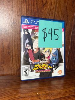 Anime Manga PlayStation PS5 PS4 Video Game Naruto Ninja Storm 4 Road to Boruto