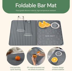 Foldable Silicone Bar Mat