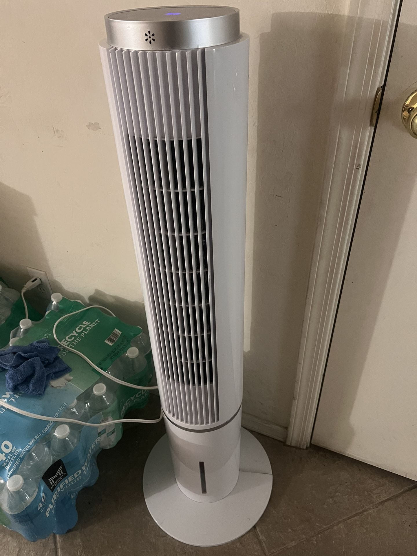 42 INCH Portable Air Conditioners w/LED Touch Screen, 4 Mode&3 Speed,1-Gal Tank for 15H Cooling Evaporative Air Cooler,12H Timer, No Hose No Window Ne