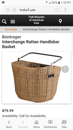 Bontrager interchange best sale handlebar basket