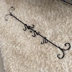 Metal Dark Brown Towel Rack Orig $49