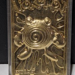 1999 Pokmon Poliwhirl Gold-Plated Trading Card Burger King Limited Edition  for Sale in Stockton, CA - OfferUp